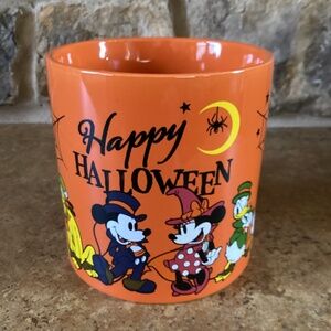 Disney Happy Halloween Large Coffee Cup Mug Goofy Pluto Mickey Minnie Daisy